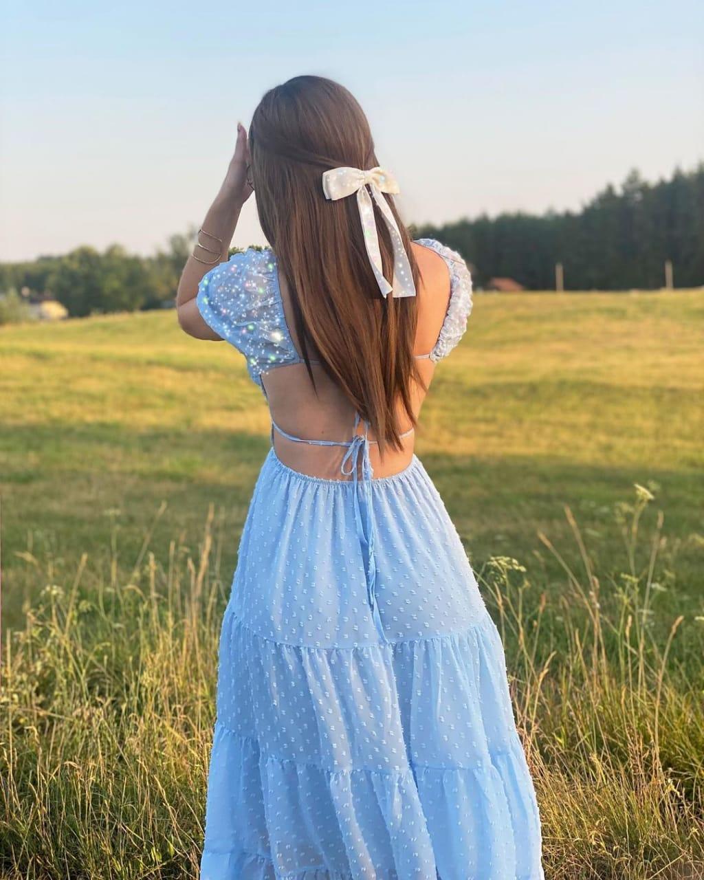 Casual Glamour: Azura Long Dress