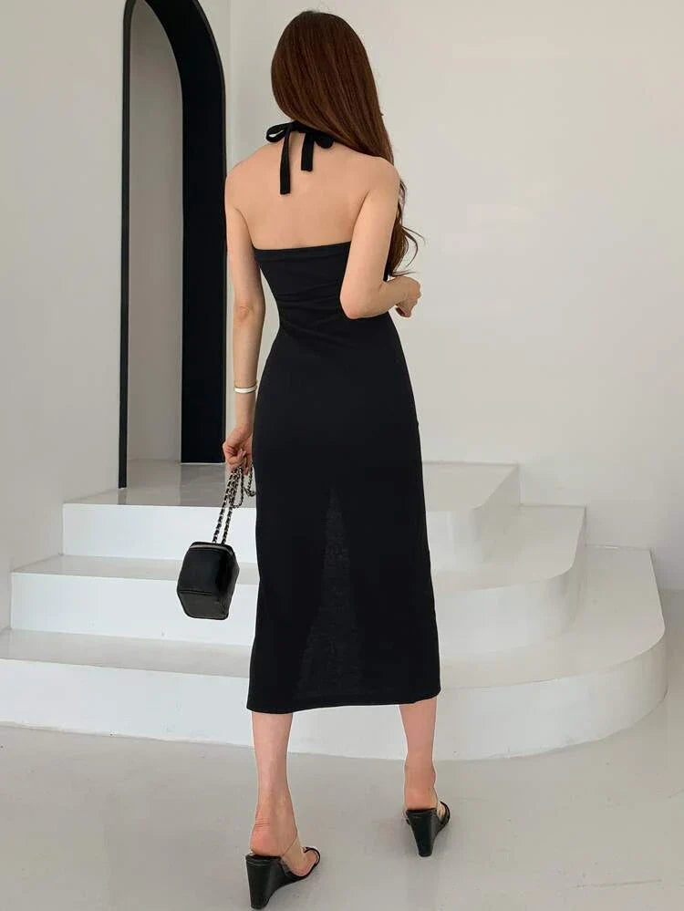 Effortless Elegance: Seyna Slit Dress