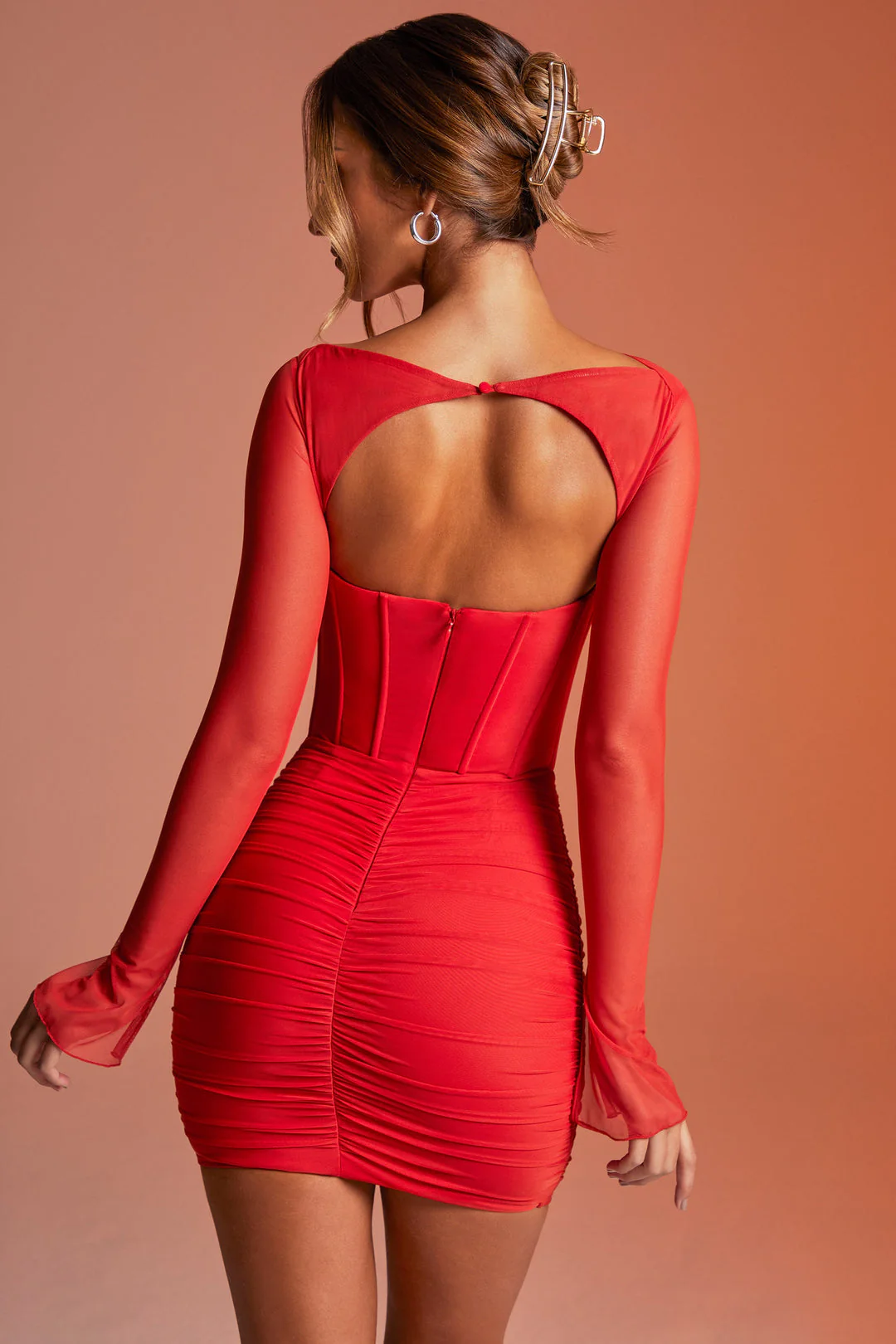Scarlet Silk: Ebon Red Dress
