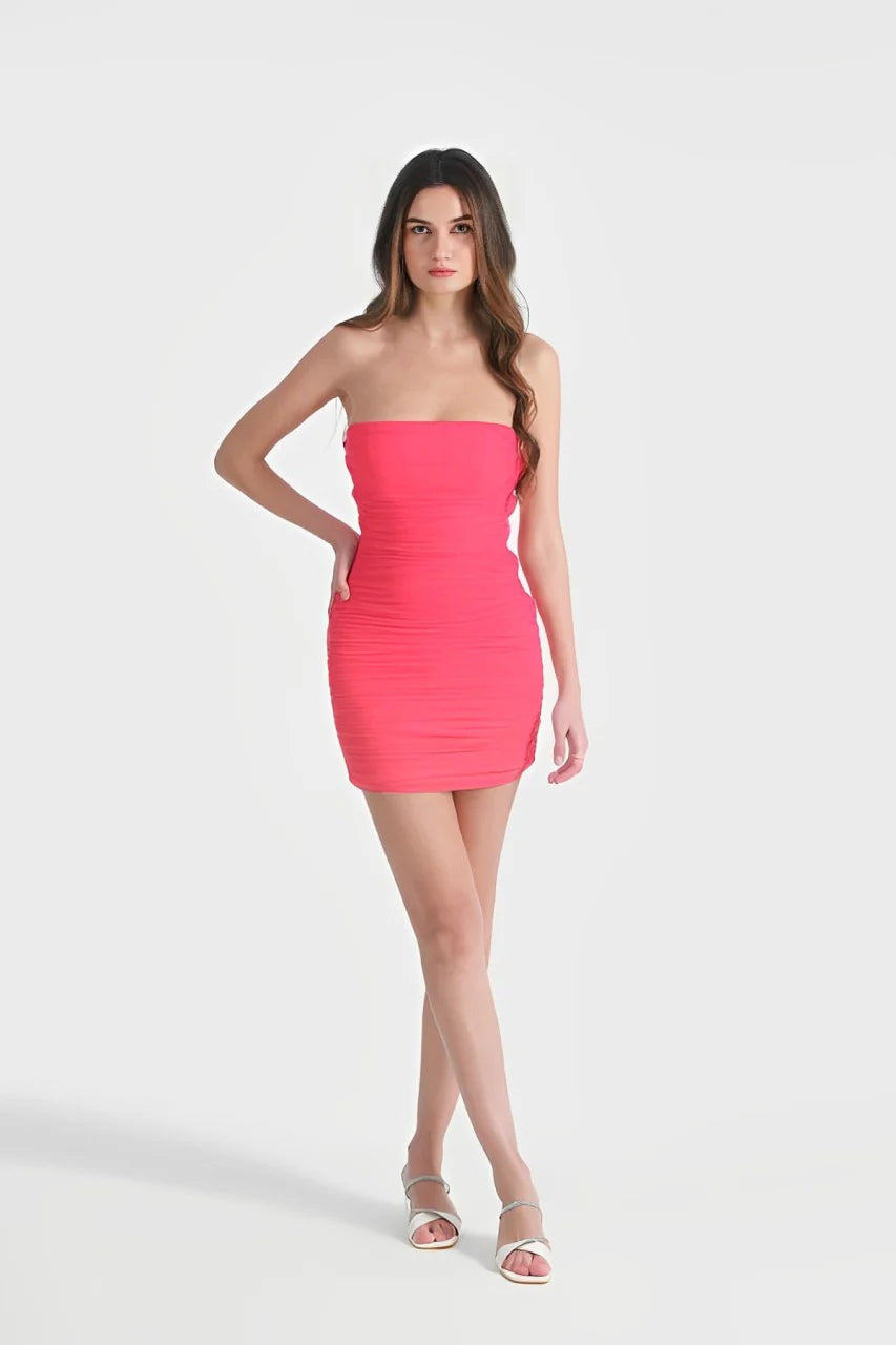 Gulabo Mesh Mini Dress